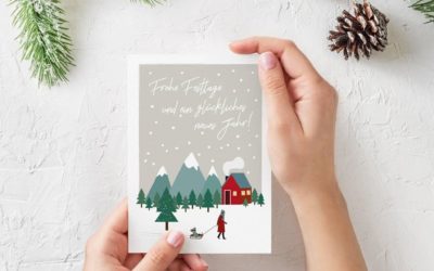 Weihnachtskarten für Unternehmen